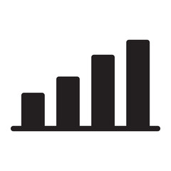 bar chart glyph icon