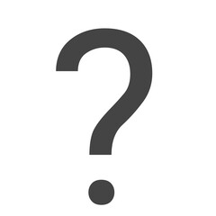 large question mark icon symbol