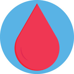 Blood Drop Vector Icon
