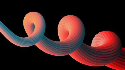 Rainbow fluid color line abstract background.Abstract Wave Gradient Liquid. Black and Red Liquid Gradient color Background,Fluid gradien. High quality photo.