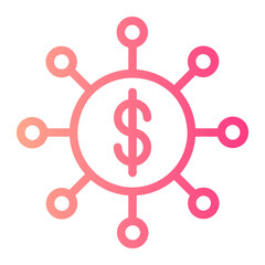 investment gradient icon