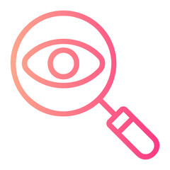 magnifier gradient icon