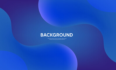 Abstract blue background, Blue banner