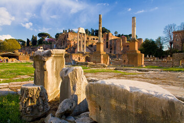 .Roma, Foro Romano verso il Palatino
