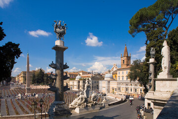 Fototapeta premium .Roma.Piazza del Popolo 