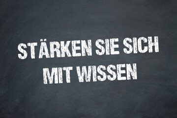 Stärken Sie sich mit Wissen	