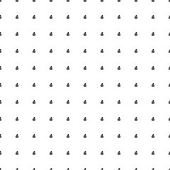 Square seamless background pattern from geometric shapes. The pattern is evenly filled with small black vote symbols. Vector illustration on white background