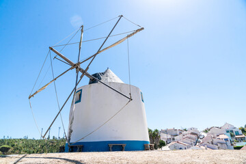 Historic Portuguese windmill, Odexeice, Algarve, Portugal