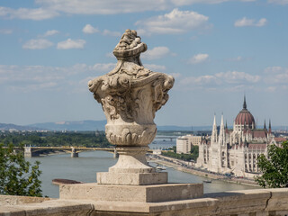 Fototapeta na wymiar Budapest an der Donau