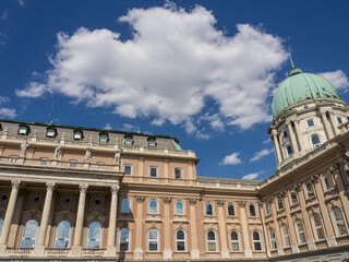 Die Stadt Budapest an der Donau in Ungarn