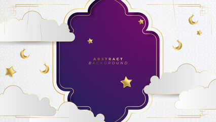 Luxury ramadan islamic background