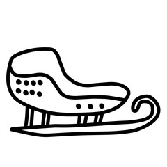 Doodle Christmas icon