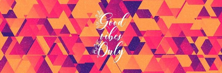 Good vibes only decorative type lettering design. Good vibes only motivational poster. Inspirational positive sign. Quote typographic illustration.