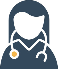 Female Doctor Vector Icon
