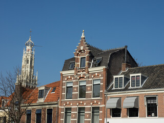 Obraz premium Die Stadt Haarlem in den Niederlanden