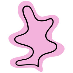 Abstract Shape Hand drawn