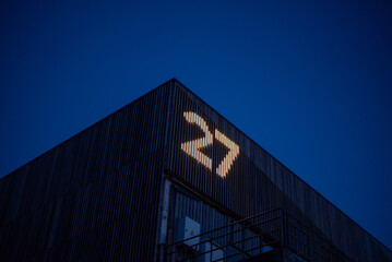 lights 27 over the building
