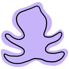 Abstract Shape Hand drawn