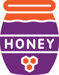 Honey Vector Icon Design Illustration