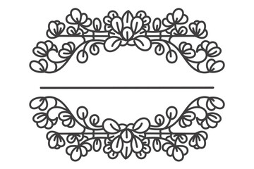 frame vector ornament design