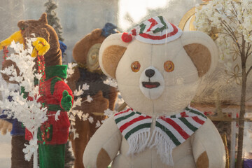 santa claus and reindeer