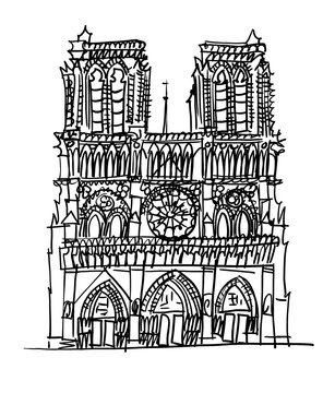 Notre Dame de Paris Cathedral, France