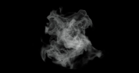 isolated steam or gas smoke texture for fire or hot temperature