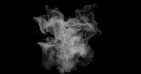 isolated steam or gas smoke texture for fire or hot temperature