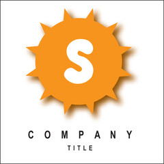 Initial Logo for Greek Circle Border Frame Logo Design Vector