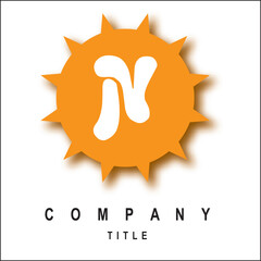 Initial Logo for Greek Circle Border Frame Logo Design Vector