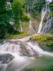 Nyandung Waterfall, one of the waterfalls in Kuningan, West Java. This waterfall is still very beautiful so it is very suitable to be a place to unwind from work.