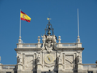 Fototapeta na wymiar Die spanische Hauptstadt Madrid