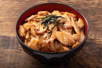 鶏チャーシュー照り焼き丼