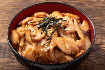 鶏チャーシュー照り焼き丼