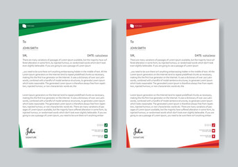 new letterhead design template