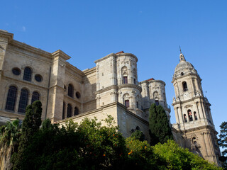 Fototapeta na wymiar Die spanische Stadt Malaga