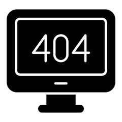         A creative design vector of error 404 