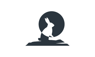 Rabbit Logo Vector Illustration Design Concept
