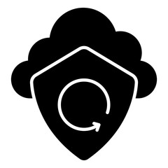 Unique design icon of sys update
