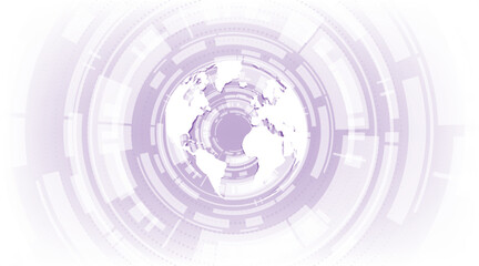 Abstract background image, concept of world of technology and communication network