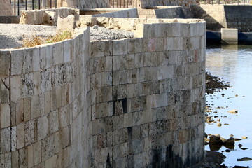 Wall of an ancient fortress in northern Israel.