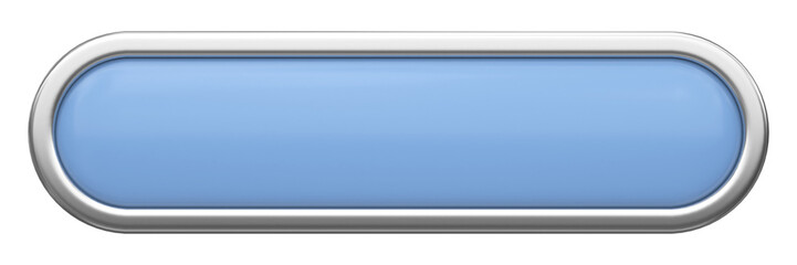 3D button. Empty button. 3D illustration.