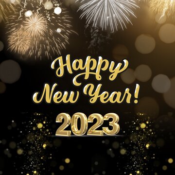 Happy New Years 2023 Poster Instagram Template
