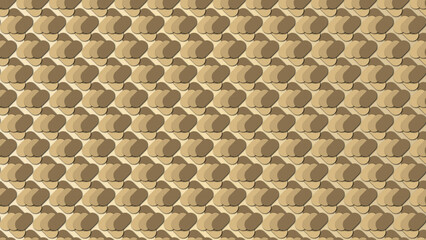 Beige/brown Colored Geometrical textured pattern with decorative ornamental illustrations for desktop, wallpaper, background, texture