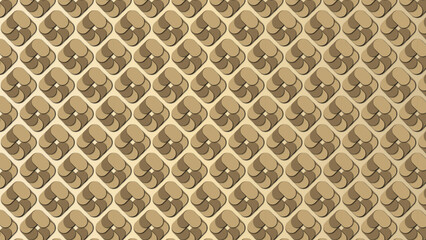 Beige/brown Colored Geometrical textured pattern with decorative ornamental illustrations for desktop, wallpaper, background, texture