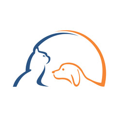 Veterinary Pet Logo Illustration Icon