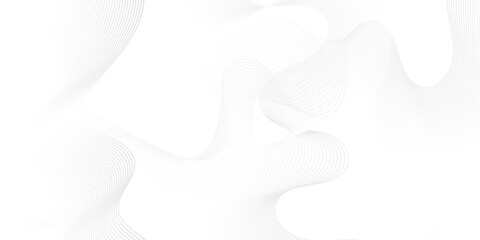 Abstract white paper wave background and abstract gradiant and white wave curve lines banner background design. Vector illustration. Modern template abstract design flowing particles wave.