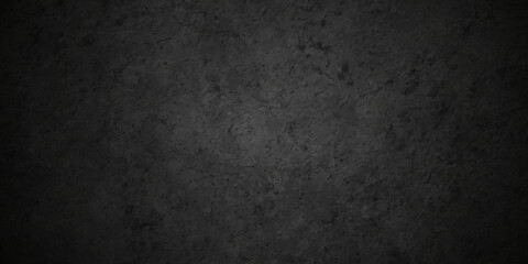 Dark black and white stone concrete grunge wall texture and backdrop background anthracite panorama. Panorama dark black or black slate background or texture.