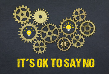 It´s OK to say NO	