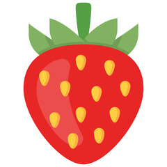 strawberry flat icon
